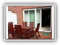 Blick auf die Terrasse